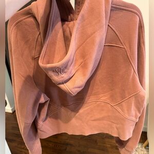 Lululemon quarter zip scuba cropped